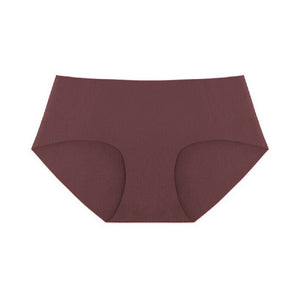 Korean seamless panties for women antibacterial low waist hip wrap simple nude comfortable women's briefs panties - Negative Apparel