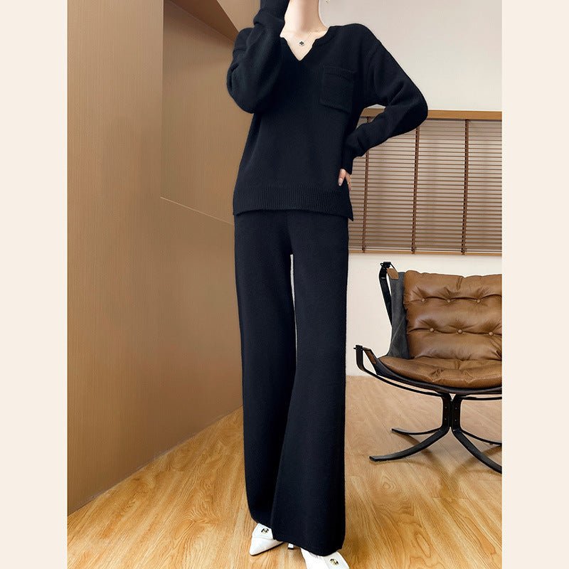 Korean Style Autumn 2025 Casual Outfit for Women – 2 - Piece Matching Set - Negative Apparel