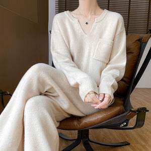 Korean Style Autumn 2025 Casual Outfit for Women – 2 - Piece Matching Set - Negative Apparel