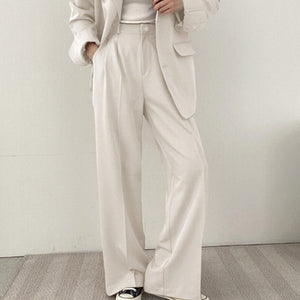 Korean style casual women office suit set - Negative Apparel