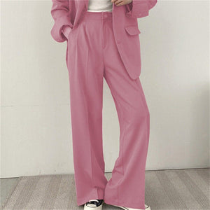 Korean style casual women office suit set - Negative Apparel