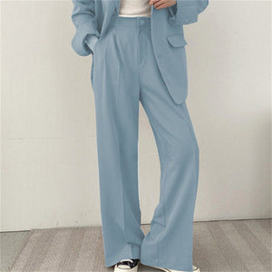 Korean style casual women office suit set - Negative Apparel