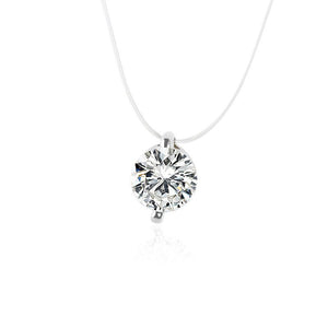 Korean style temperament pendant wholesale multi - claw diamond zircon pendant necklace female short simple clavicle chain - Negative Apparel