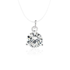 Korean style temperament pendant wholesale multi - claw diamond zircon pendant necklace female short simple clavicle chain - Negative Apparel