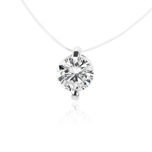 Korean style temperament pendant wholesale multi - claw diamond zircon pendant necklace female short simple clavicle chain - Negative Apparel