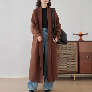 Korean winter new lazy wind loose thickened knitted cardigan - Negative Apparel
