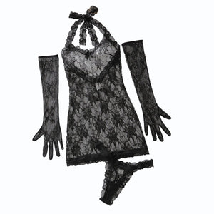 Lace Roleplay Gamewear Set - Negative Apparel