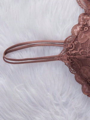 Lace Wireless Camisole Bra With Adjustable Straps Lingerie - Negative Apparel