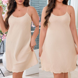 large size sexy cloud cotton pajamas women's suspenders, pajamas, loungewear summer simple casual suspenders 22386 - Negative Apparel