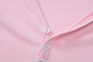 Low - cut V - neck tight long - sleeved top fashionable sports style shorts two - piece suit - Negative Apparel