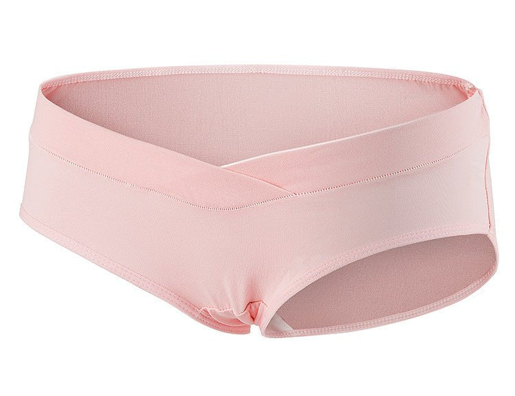 Low waist maternity panties multi - pattern cross ladies panties cotton low waist belly support pants - Negative Apparel
