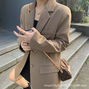 Luxury casual button blazer for women - Negative Apparel