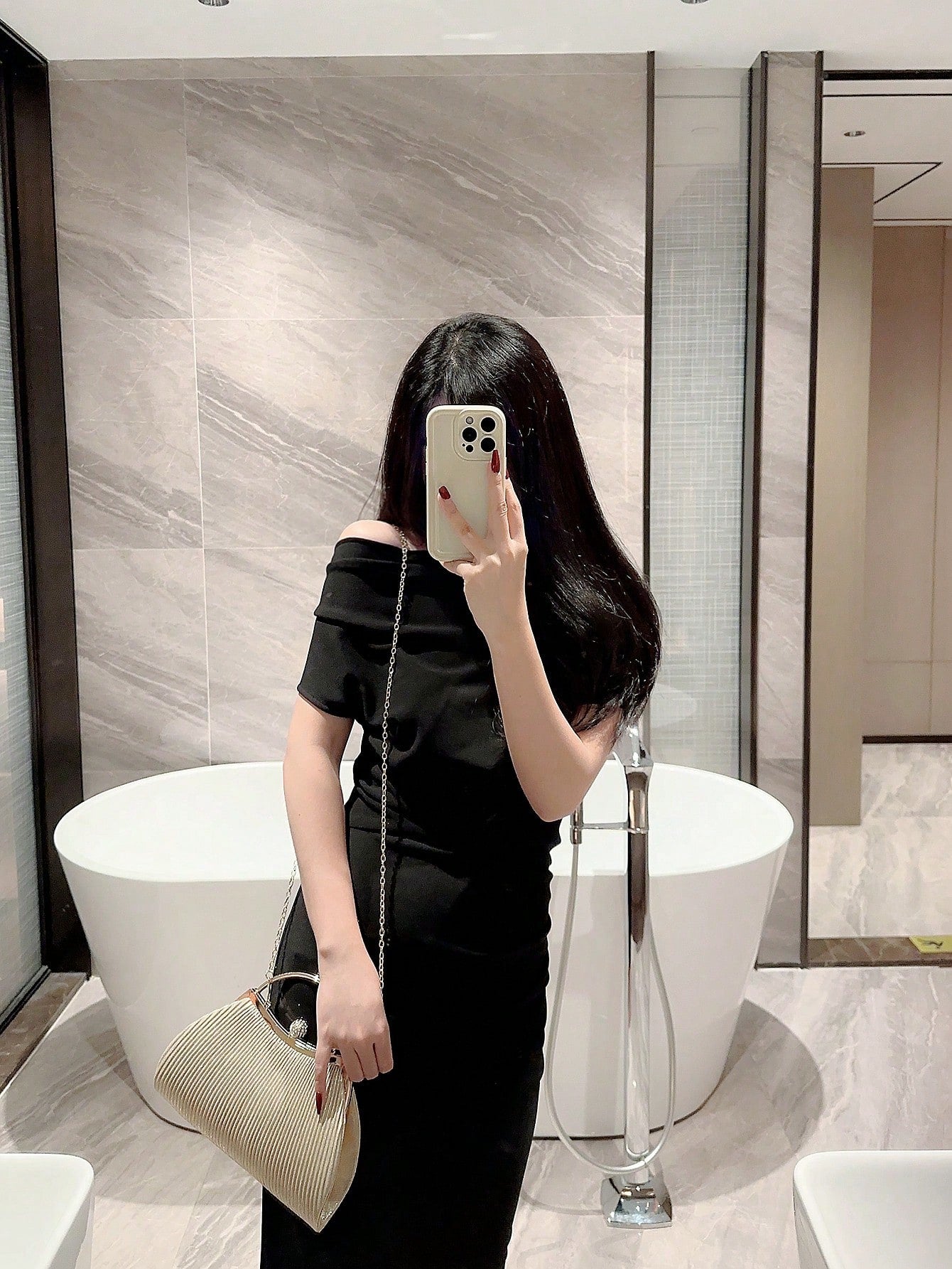 Luxury Sequin, Stylish, Luxury, Shiny Fashionable Evening Clutch Bag For Formal Dress Evening Bag, Dinner Bag For Party Girl, Woman, Bride Perfect For Party, Wedding, Prom, Dinner/Banquet - Negative Apparel