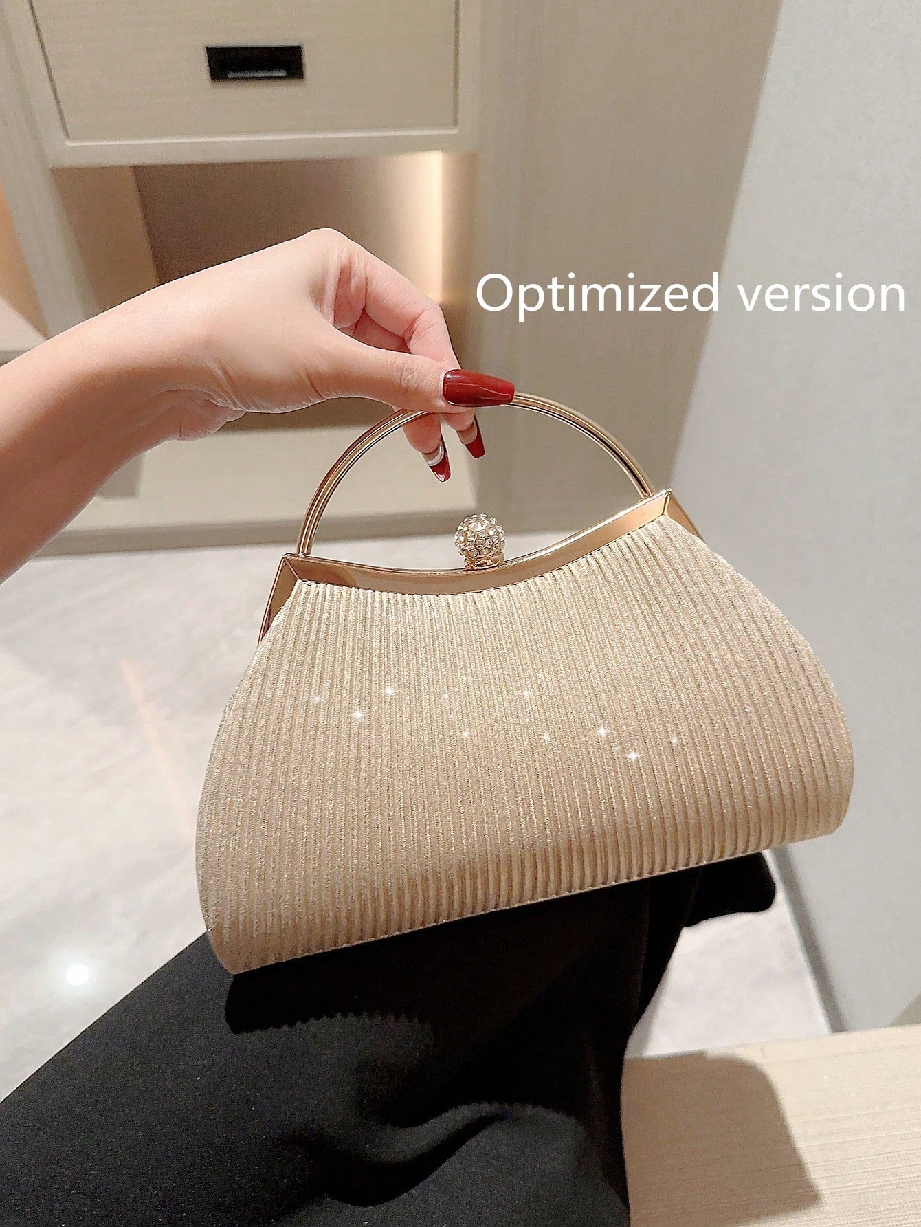 Luxury Sequin, Stylish, Luxury, Shiny Fashionable Evening Clutch Bag For Formal Dress Evening Bag, Dinner Bag For Party Girl, Woman, Bride Perfect For Party, Wedding, Prom, Dinner/Banquet - Negative Apparel