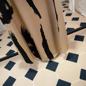 Middle East Style robe women's clothing Turkish lace - up dress women's dress - Negative Apparel