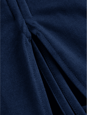 MOD Black Stand Collar Ruched Sleeveless Bodycon Midi Dress For Women - Negative Apparel