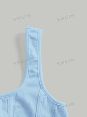 MOD Solid Asymmetrical Hem Tank Top - Negative Apparel