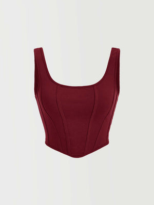 MOD Solid Asymmetrical Hem Tank Top - Negative Apparel