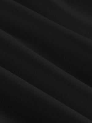 MOD Solid Ruched Cami Black Long Dress - Negative Apparel