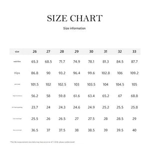 Narrow version wide - leg pants show thin wide - edge jeans women's spring 2025 new loose straight mopping pants tide - Negative Apparel