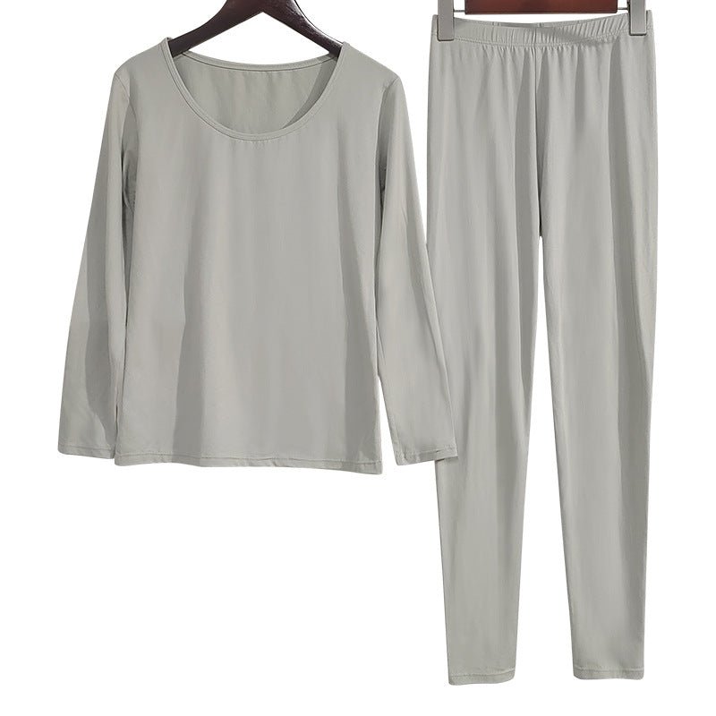 Negative Apparel Women's Long Sleeve Muscle Top β Solid Color, Body Sculpting & Warming - Negative Apparel