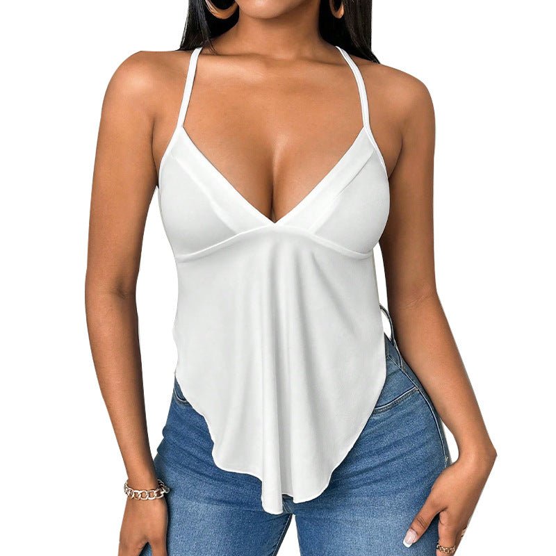 New European and American suspender tops sexy beach vest - Negative Apparel