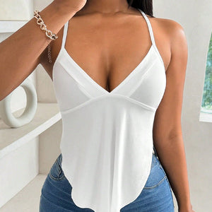 New European and American suspender tops sexy beach vest - Negative Apparel