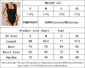 New knitted suspender vest top solid color sexy inside and outside sleeveless onesie - Negative Apparel
