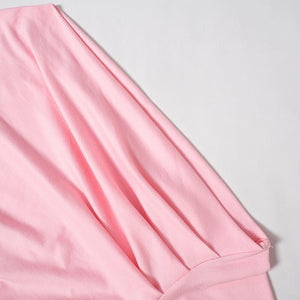 New long - sleeved oblique collar off - shoulder tops - Negative Apparel