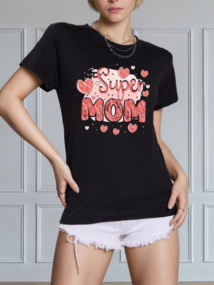 New regular round neck versatile trend women's T-shirt - Negative Apparel