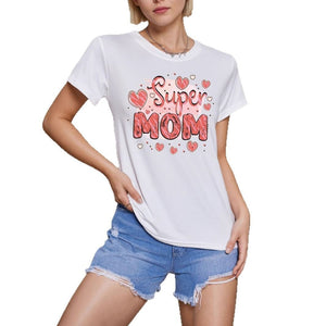 New regular round neck versatile trend women's T-shirt - Negative Apparel