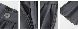 New style drape high waist straight slim mopping casual pants - Negative Apparel