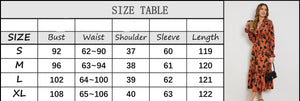New V - neck long - sleeved high - waist floral dress for women - Negative Apparel