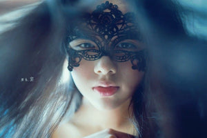 Nightclub Queen Party Lace Hollow Eye Mask - Negative Apparel