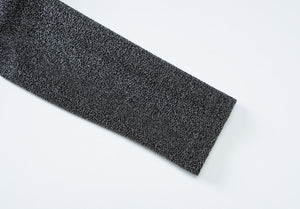 Oblique collar off - shoulder long sleeve composite bright silk fabric waist slimming bodycon dress - Negative Apparel