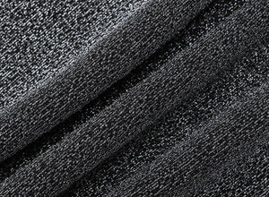 Oblique collar off - shoulder long sleeve composite bright silk fabric waist slimming bodycon dress - Negative Apparel