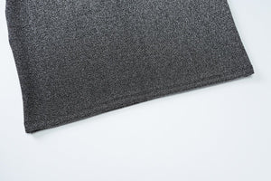 Oblique collar off - shoulder long sleeve composite bright silk fabric waist slimming bodycon dress - Negative Apparel