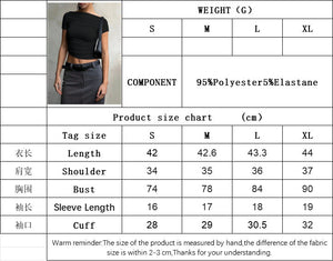 Oblique shoulder slimming tight top - Negative Apparel