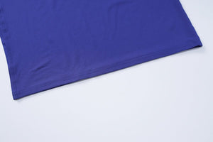 Off - shoulder one - shoulder sexy tight pleated side slit dress - Negative Apparel