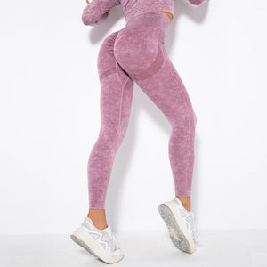 Peach Bloom Leggings | Romantic. Resilient. Radiant. - Negative Apparel