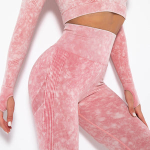Peach Bloom Leggings | Romantic. Resilient. Radiant. - Negative Apparel