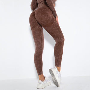 Peach Bloom Leggings | Romantic. Resilient. Radiant. - Negative Apparel
