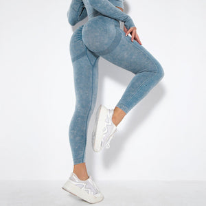 Peach Bloom Leggings | Romantic. Resilient. Radiant. - Negative Apparel