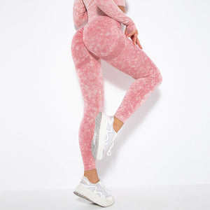 Peach Bloom Leggings | Romantic. Resilient. Radiant. - Negative Apparel