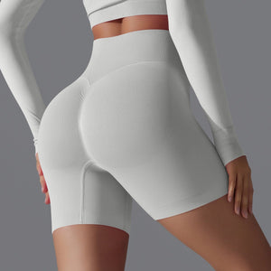 Peach Sculpt Biker Shorts | Compact. Contoured. Commanded. - Negative Apparel