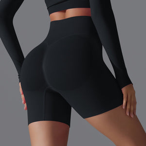 Peach Sculpt Biker Shorts | Compact. Contoured. Commanded. - Negative Apparel