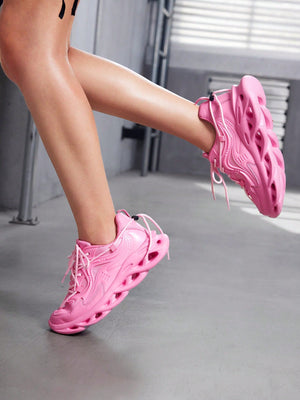 Pink Personality Creative Party Women Sneakers - Negative Apparel