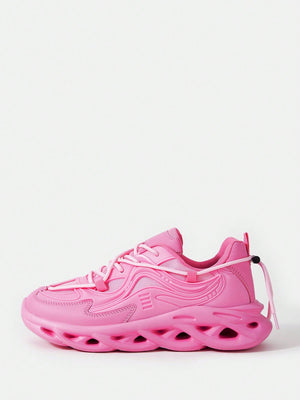 Pink Personality Creative Party Women Sneakers - Negative Apparel