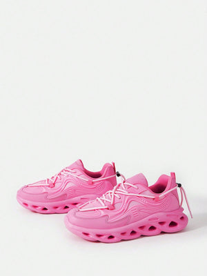 Pink Personality Creative Party Women Sneakers - Negative Apparel