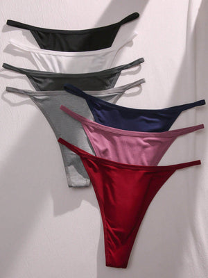 Plus 7pack Solid Panty - Negative Apparel